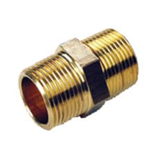 Vite Doppia 280 Ottone Giallo D ¾ Idraulica Amaflex 10 Pezzi - 2