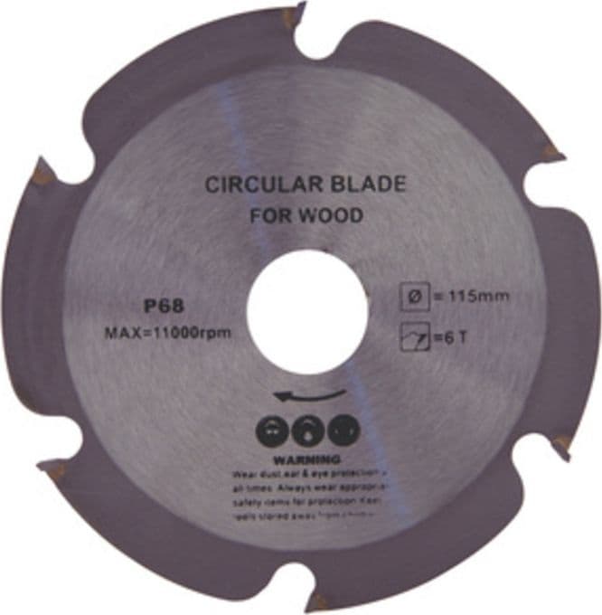 Disco per Legno Ø 115 x 2 mm Foro 22,2 mm Ecef - 2