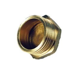 Tappo Maschio 292 Ottone Giallo D ? Idraulica Amaflex 10 Pezzi - 2