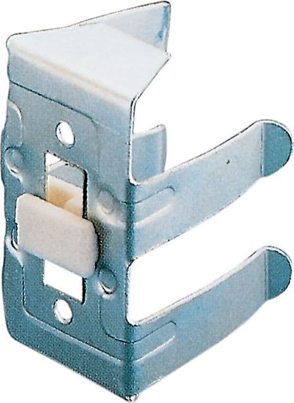 Bs Gancio Acciaio Zincato Zoccolo Resina Allum. 5 Bs 8 Pezzi - 2