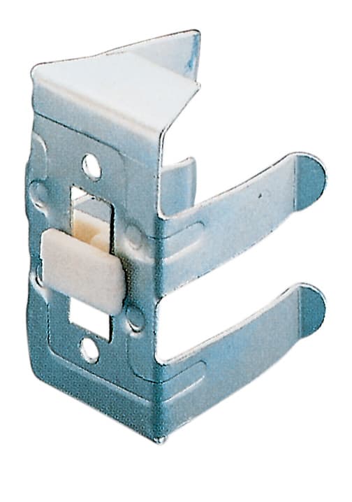 Bs Gancio Acciaio Zincato Zoccolo Resina Allum. 5,0 Bs 8 Pezzi - 2