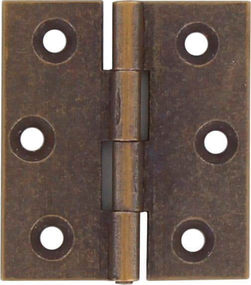 Cerniera Fresata Piana Ottone Bronz 40 x 35 mm** Mariva 24 Pezzi