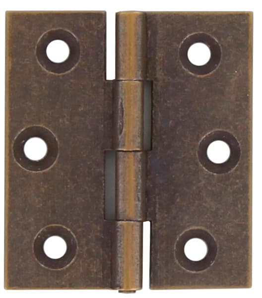 Cerniera Fresata Piana Ottone Bronz 40 x 35 mm** Mariva 24 Pezzi - 2