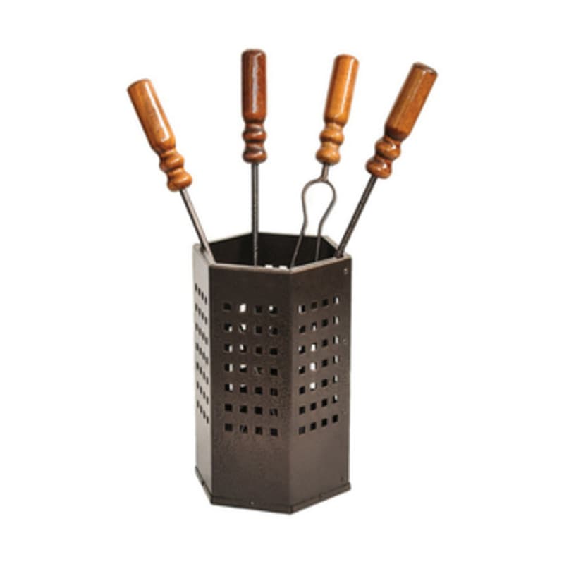 Set Camino Box Acciaio 2 Pezzi - 2