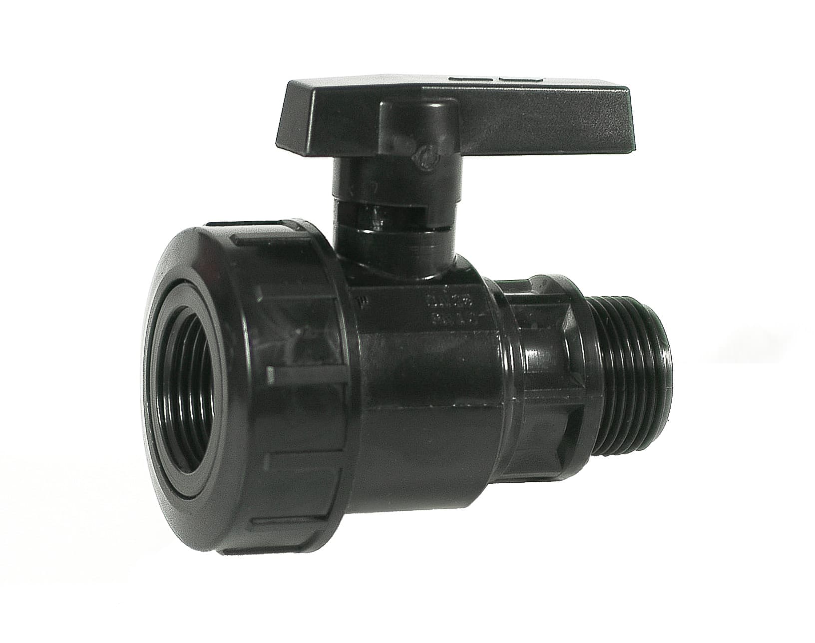 Raccordo Nylon Valvola a Sfera Mf 1 Pl Irritec 3 Pezzi - 2