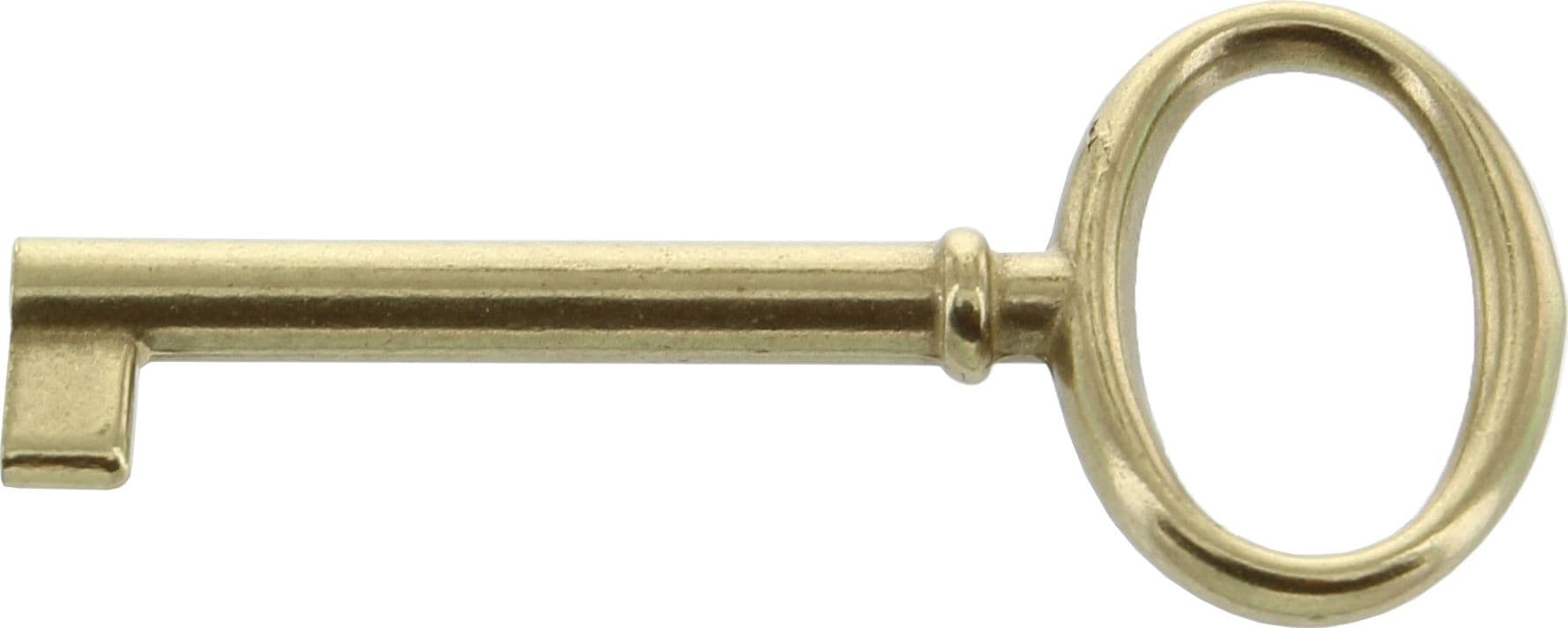 Chiave per Mobili 33706 Ottone Lucido Metal Style 5 Blister Bl 2 Pezzi - 2