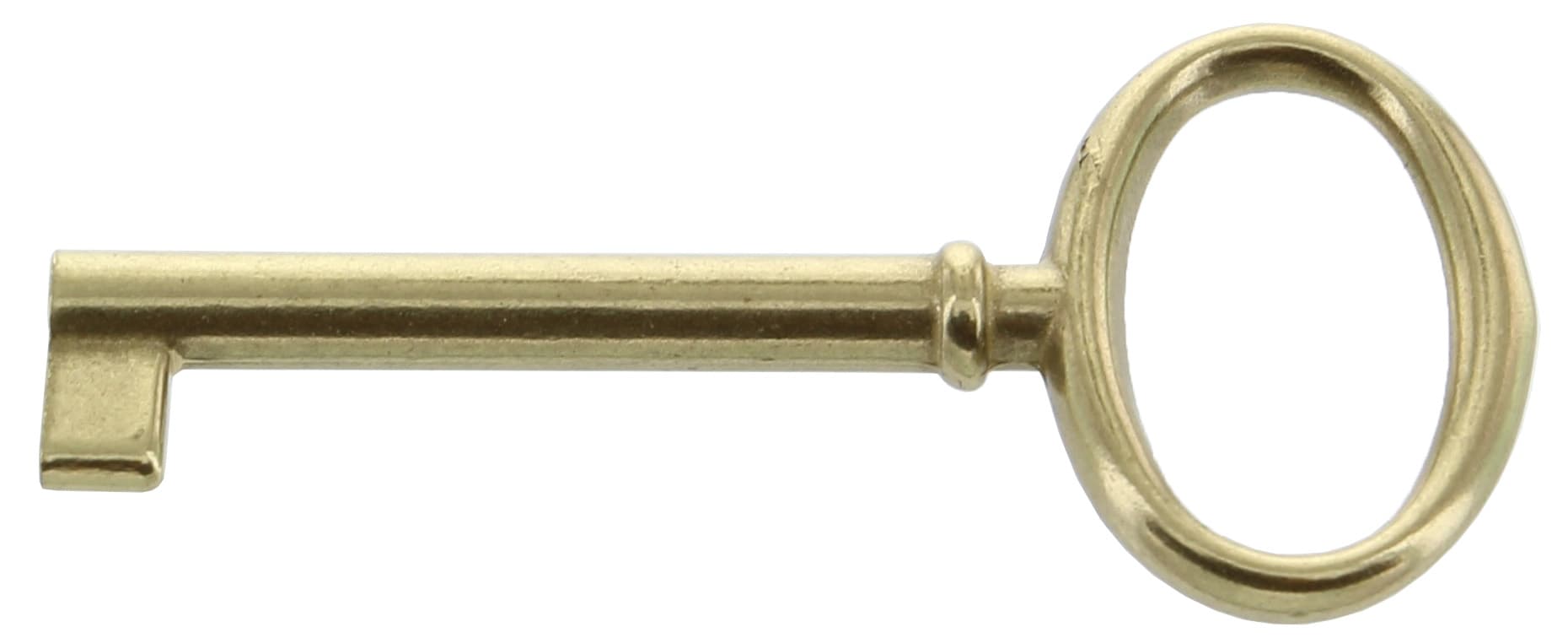 Chiave per Mobili 33706 Ottone Lucido Metal Style 5,0 Blister Bl 2 Pezzi - 2