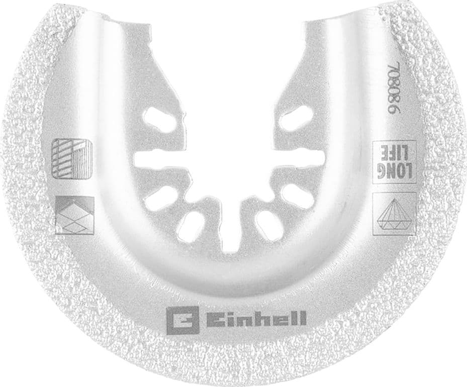 LAMA DIAMANTATA SEMICIRCOLARE spessore lama 1,2 mm  - EINHELL - 2