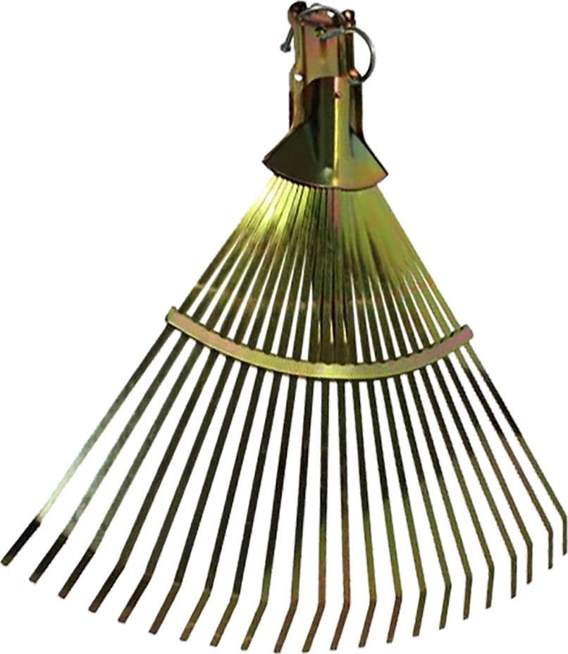 Scopa da Giardino Regolabile Tipo Leggero Zinco Cromato Oro – Bricogo