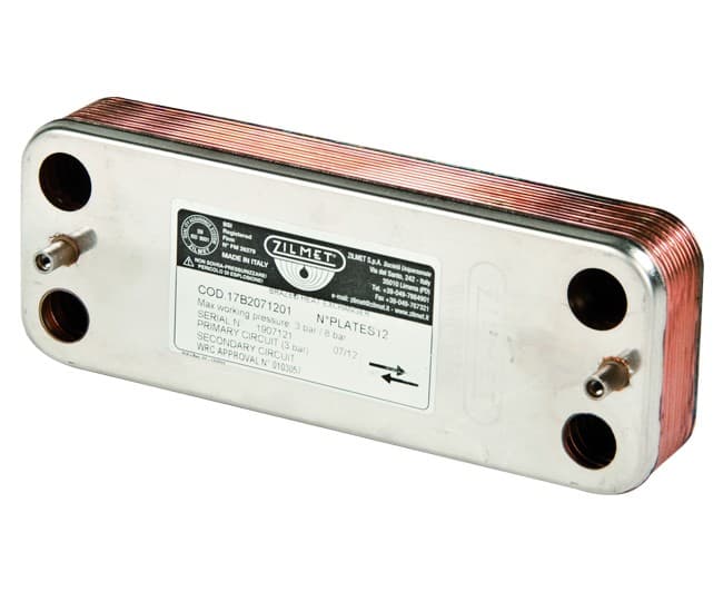 Scambiatore Saldobrasato per Caldaia Murale Piastre 12 ZILMET 17B2071201 - 2