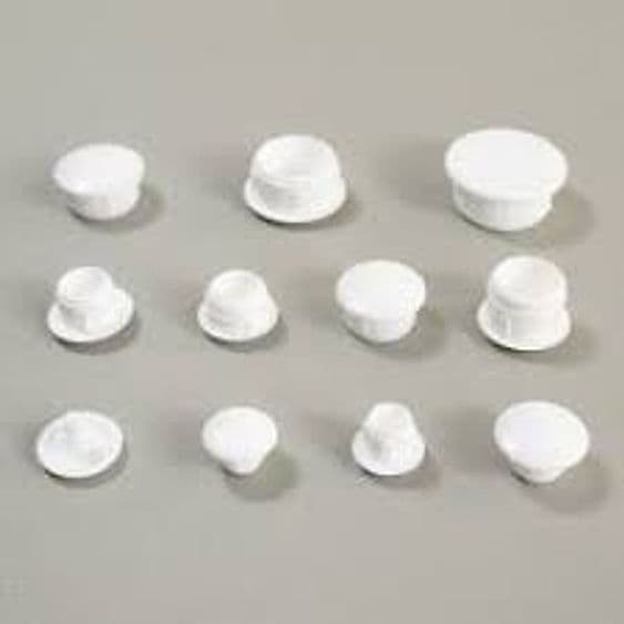 Sc Copriforo Plastica Bianco Ø 5 mm 5 Confezioni da 50 Pezzi – Idroweb