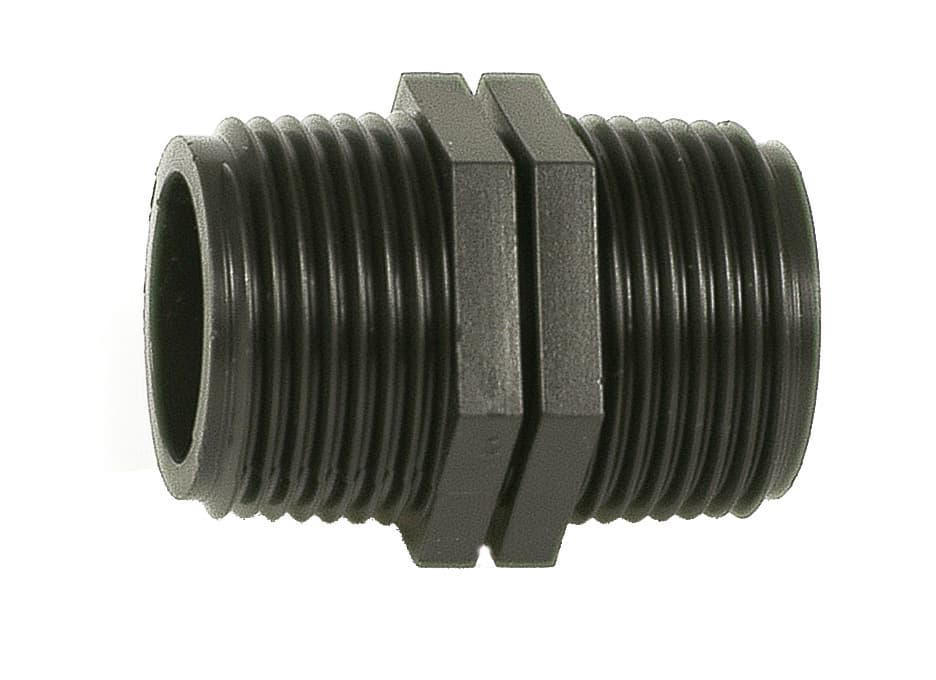 Raccordo Nylon Nipplo ½ x ½ Pl Irritec 5 Pezzi - 2