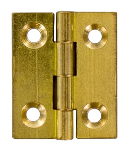 Cerniera Fresata Piana Ottone Satin 30 x 25 mm Mariva 24 Pezzi - 2