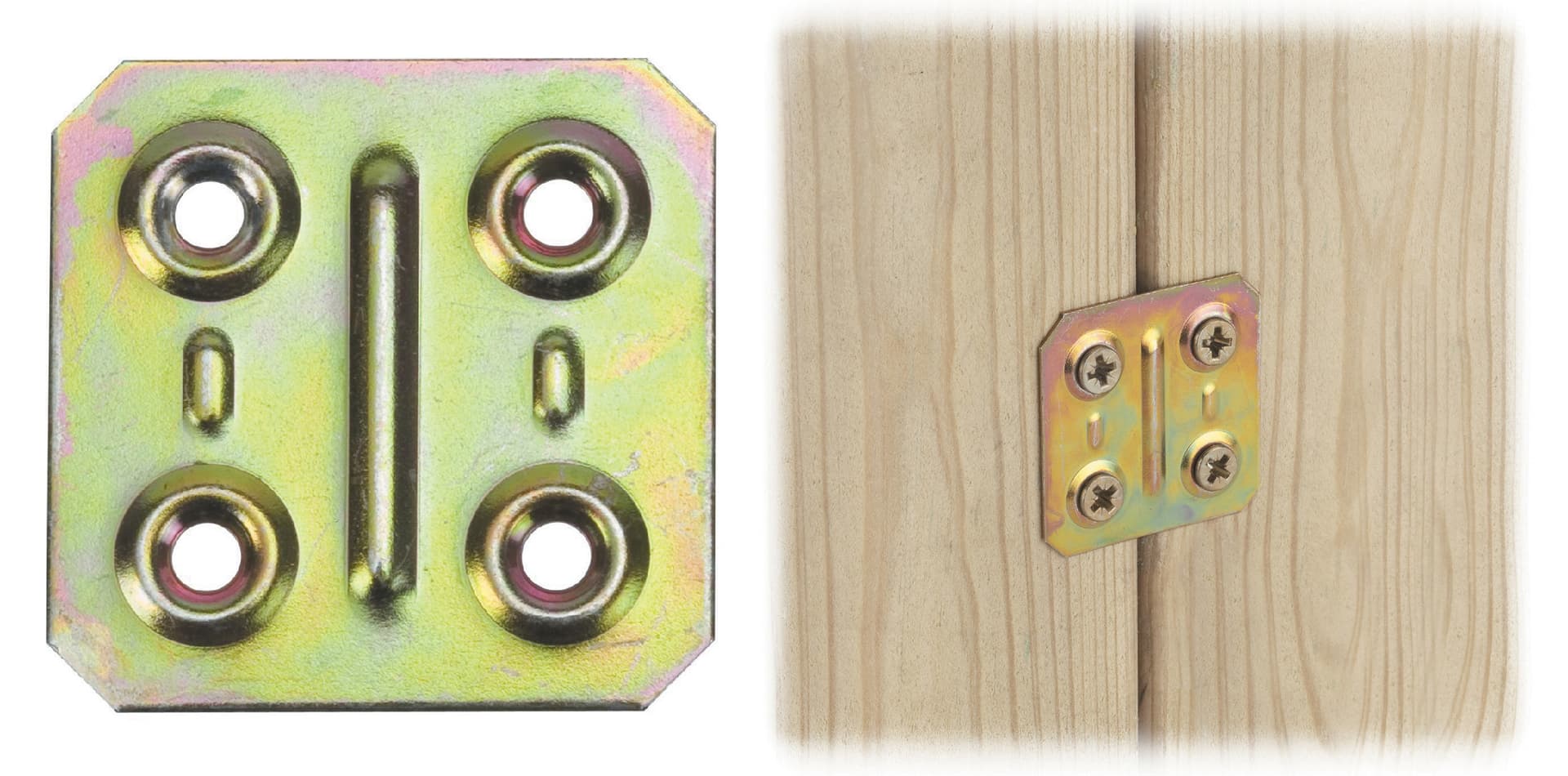 Piastra 160 Diritta Acciaio Tropic 50 x 50 mm Aldeghi Luigi Spa 200 Pezzi - 2