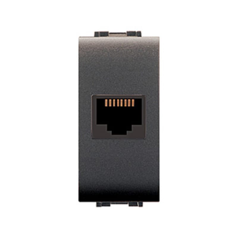 Presa Telefonica RJ11 Plug 6 x 4 Grigio Ant Life 4084 12 Pezzi – Elettrocanali