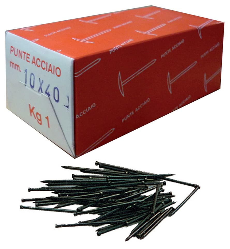 Chiodi Testa Gruppino Acciaio 7 x 20 da KG.1** Cbd di Borghetti 1,0 kg - 2