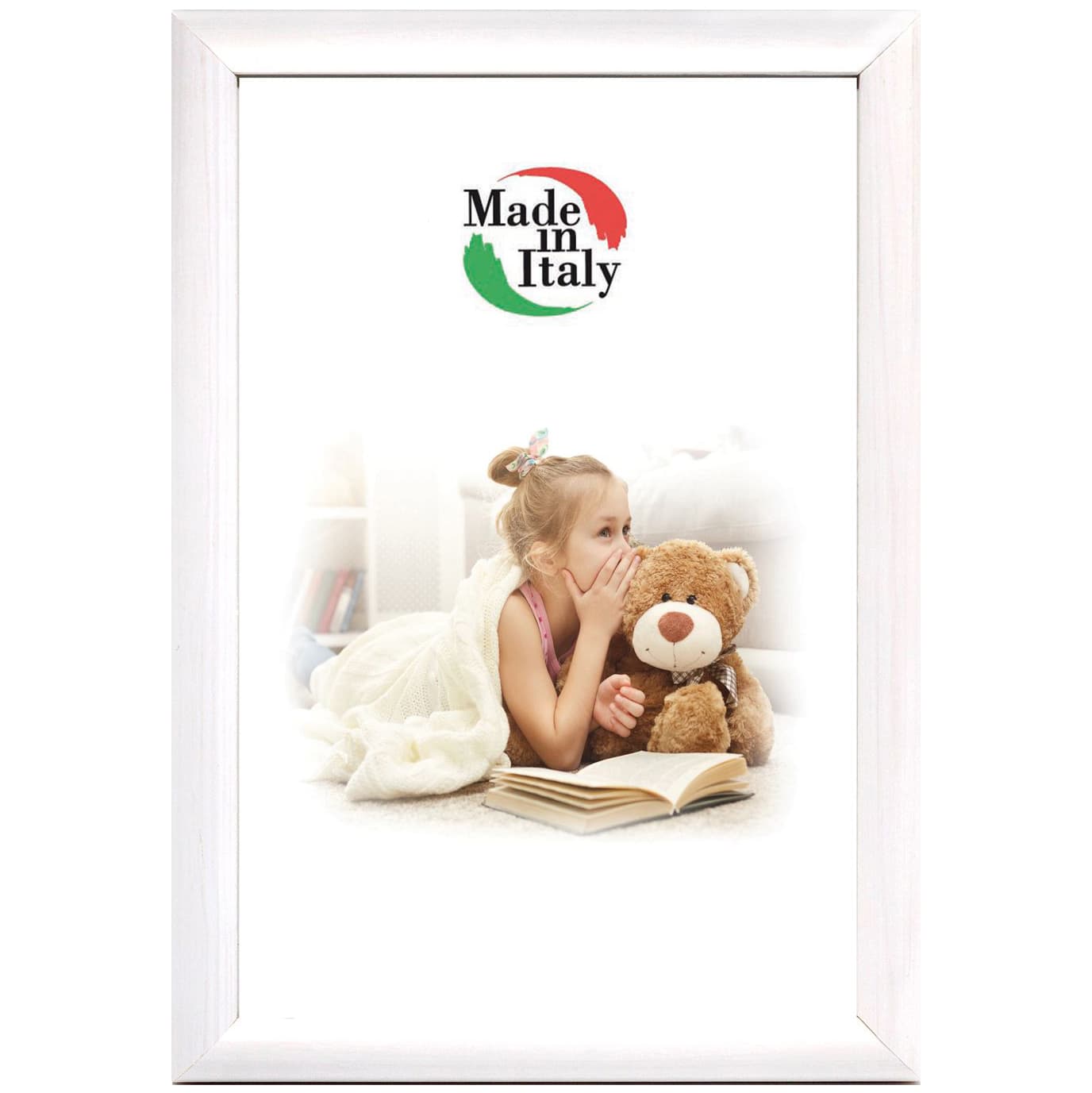 CORNICE P/QUADRI LIGHT BIANCO 21X29,7 CM  A4- CORNICI BERNARDI- 16,0 pz - 2