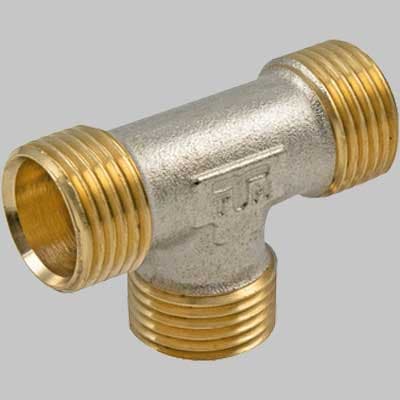 Raccordo Tee Maschio ¾ 18 x ¾ 18 x ¾ 18 Tiemme - 2