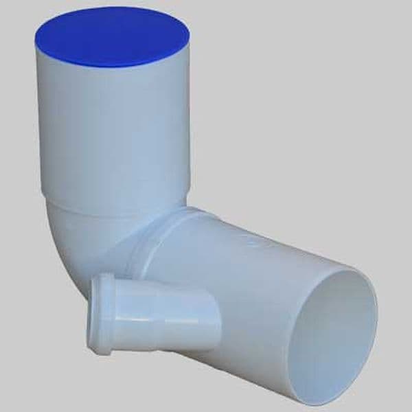Curva WC Prolungata Bianca Attacco Bicchiere Sinistro o Destro 0806211040 - 2