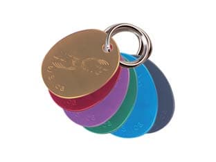 Medaglia Ultralite Ovale 6 Colori con Anello con Anello Ø 25 mm 30 Pezzi - 2