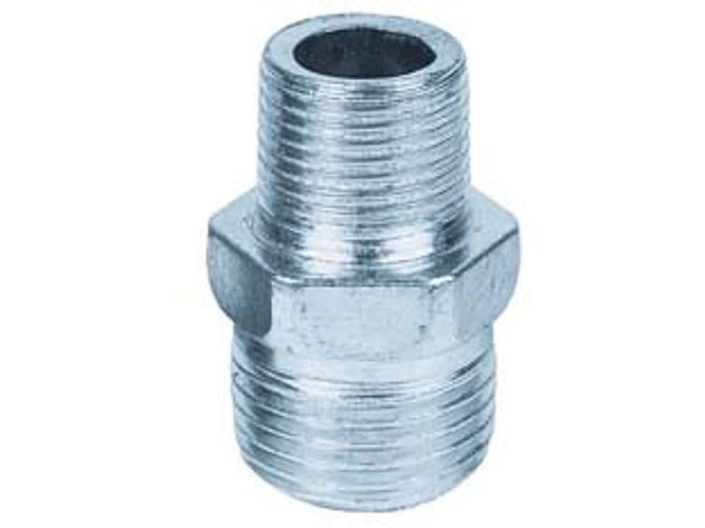 Niples Ridotto Esagonale Maschio in Ghisa Zincata m 3/4 m 1/2 10 Pezzi - 2