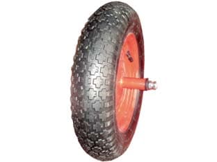 Ruota per Carriola Pneumatica con Carrarmato Perno 12 MMX210 Perno 12 - 2