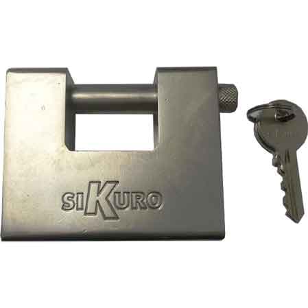 Lucchetto Monoblocco con Chiave Ka Titan Sikuro 84 mm - 2
