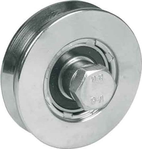 Ruota con Bullone per Cancelli a 2 Cuscinetti 120 mm - 2