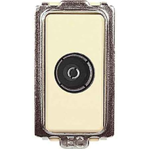 Presa Coassiale Tv Tondo Connettore Femmina Ø 9,5 mm Ec Elettrocanali