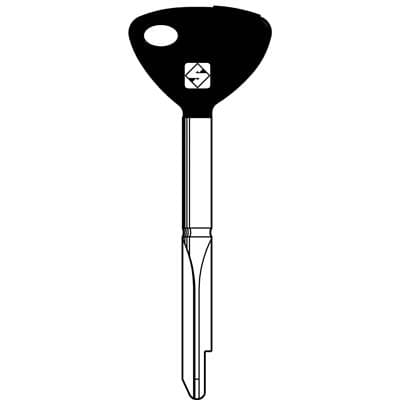 Chiave a Croce Yale XY5P Silca Acciaio Nichelato 2 Pezzi - 2