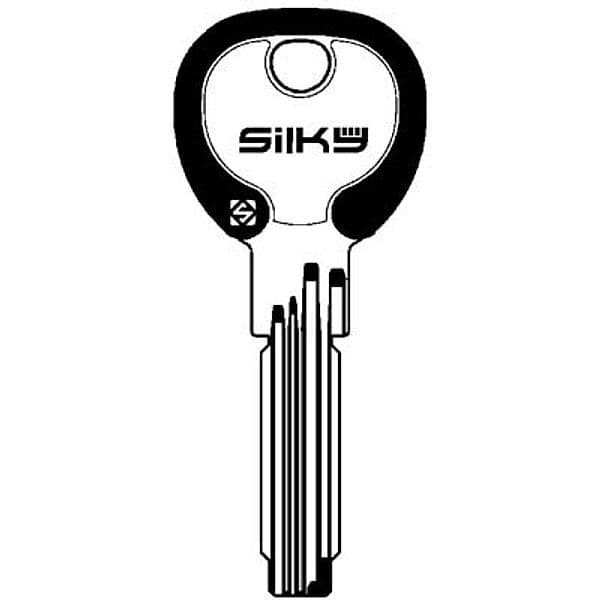 Chiave Punzonata Corbin CB97DZ Silky Silca Ottone Nichelato 5 Pezzi