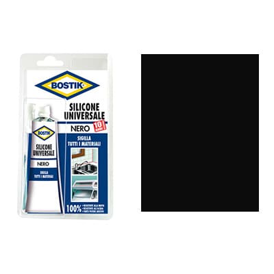 Silicone Acetico in Tubetto Bostik Nero 60 ml 6 Pezzi - 2
