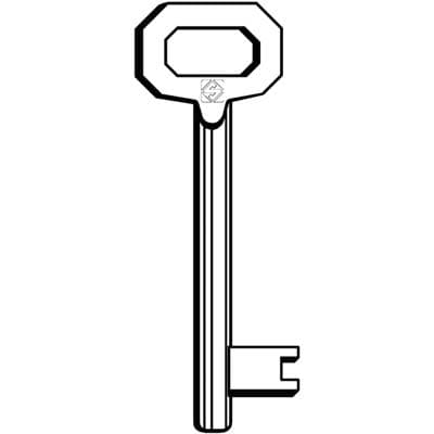 Chiave Patent 5006C Silca Ottone 5 Pezzi - 2