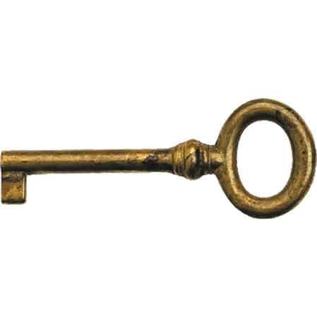 Chiave per Mobili 33728 29 x 77 mm Metal Group Ottone Antico - 2