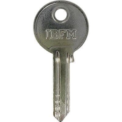 Chiave Piatta Ibfm K2302 Originale Ottone Nichelato 20 Pezzi - 2