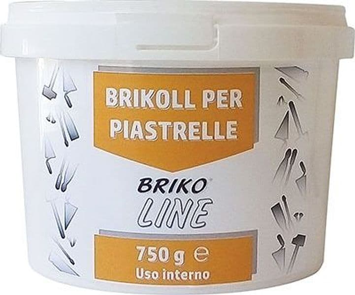 Collante Maioliche Pasta Briko Line 0,750 kg 12 Pezzi - 2