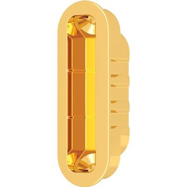 Contropiastra B.tondo per Patent Mediana Agb F. Ottonato 22,8 mm 5 Pezzi