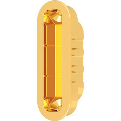 Contropiastra B.tondo per Patent Mediana Agb F. Ottonato 22,8 mm 5 Pezzi - 2