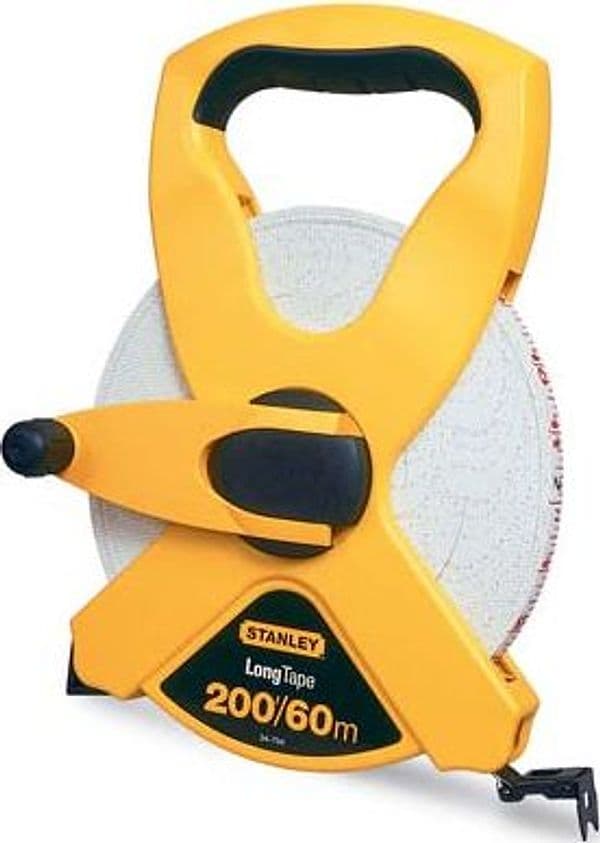 Rotella Metrica Telaio Aperto Stanley Nastro Fiberglass Mm 13 ml 60 234795 - 2