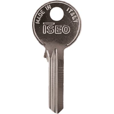 Chiave Piatta Iseo 020159 Originale Ottone Nichelato 20 Pezzi - 2