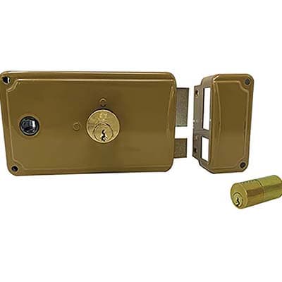 Serratura Legno Applicare P33 Facchinetti C.fisso M3 con Scr con Q8 Dx E.mm - 2