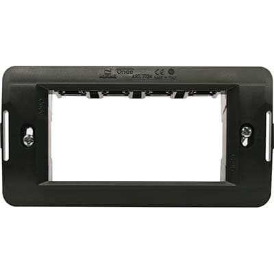 Supporto Frutti Onda Marlanvil Pc Nero Posti 4 10 Pezzi - 2