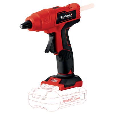 Pistola Termoincollante Batteria Tegc 18 Einhell V.18 Xchange Solo Corpo - 2