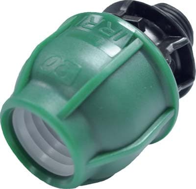 Manicotto a Compressione Filetto Maschio PN10 25 mm x ½ M 10 Pezzi - 2