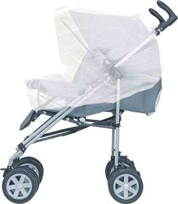 Zanzariera Passeggino Ecco Baby Irs Poliestere Bianco 140 x 90 cm 2 Pezzi - 2