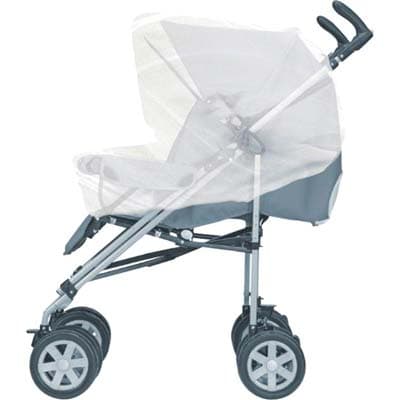 Zanzariera Passeggino Ecco Baby Irs Poliestere Bianco 140 x 90 cm 2 Pezzi - 2