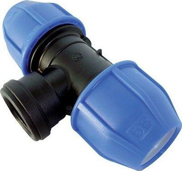 Tee a Compressione Filetto Femmina PN16 25 mm x 3/4 F 10 Pezzi – Autres