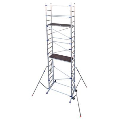 Alzata Clac per Trabattello Clic Facal Alluminio Cm 143X51 H. Cm 210 - 2
