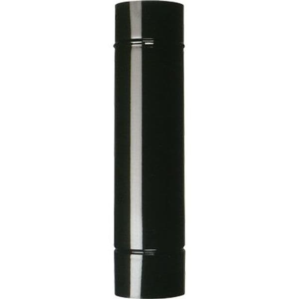 Tubo Legna Classic Nero Opaco Save Cm 12 H.cm 100