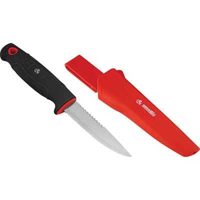 Coltello Pugnale Hobby 35018 Ausonia Lama con Fodero 10 cm 2 Pezzi - 2